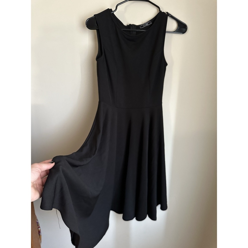 AIME Little Black Dress Sleeveless Skater Fit and Flare Mini Black Size Small